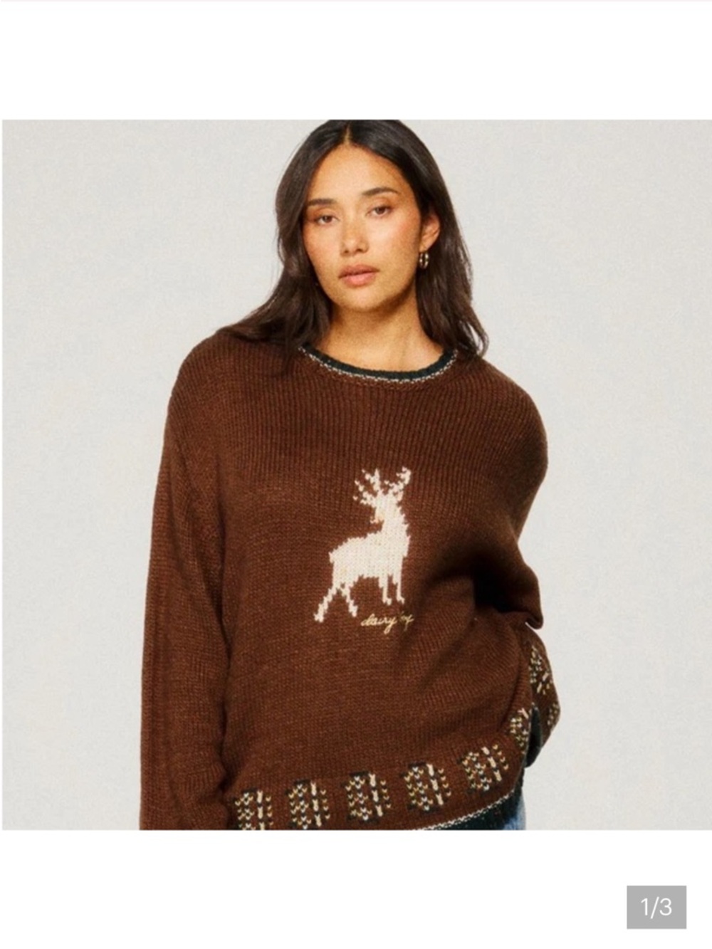 Dairy Boy Deer Sweater